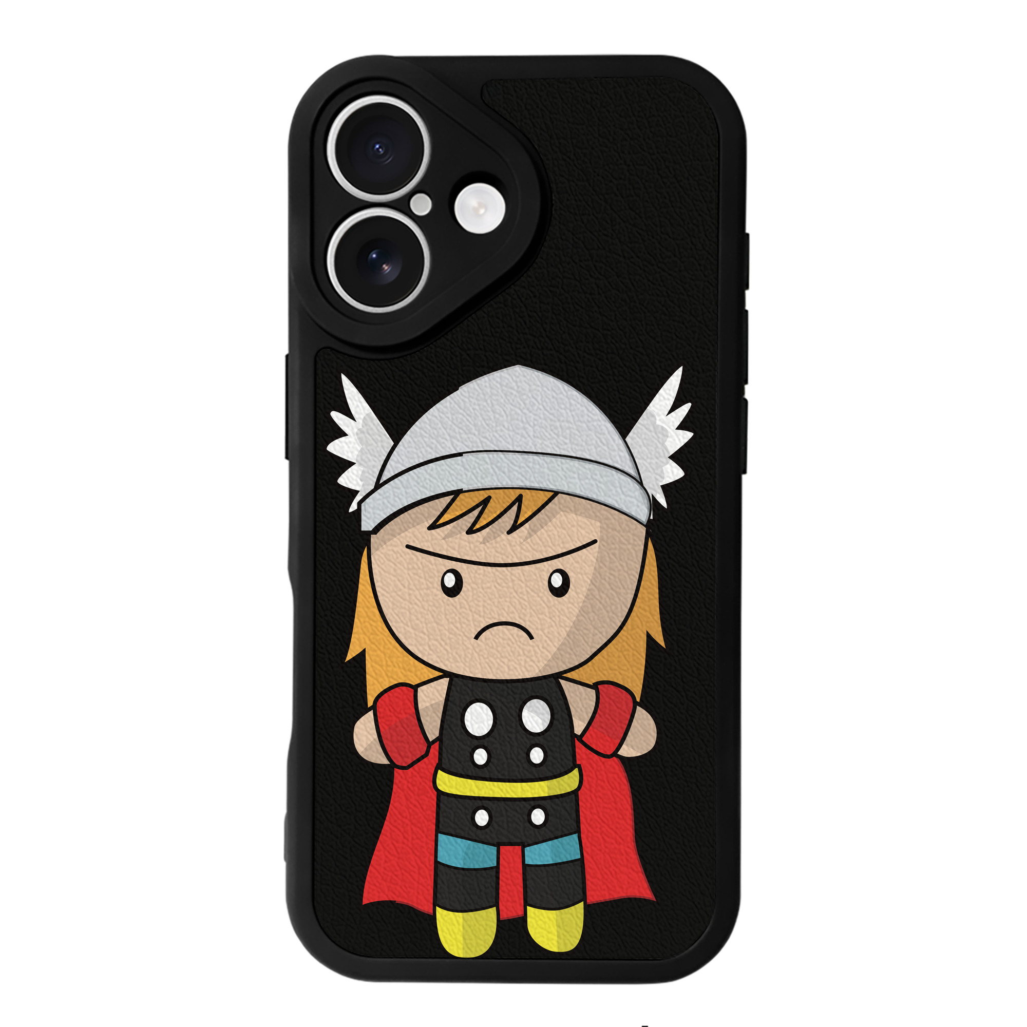（画像用） アベンジャーズ The Avengers 【iPhone 16シリーズ対応】シリコンスマホケース（レザー調） 材質：シリコン